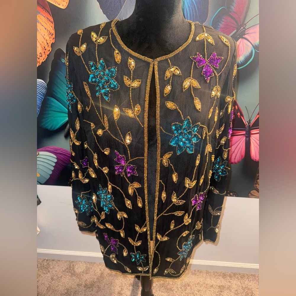 Roaman’s Sequin Blouse